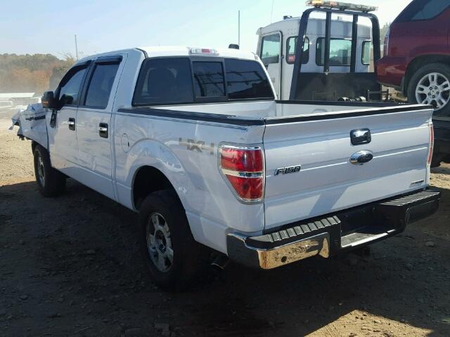 1FTFW1EF6DFC39969 - 2013 FORD F150 SUPER WHITE photo 3