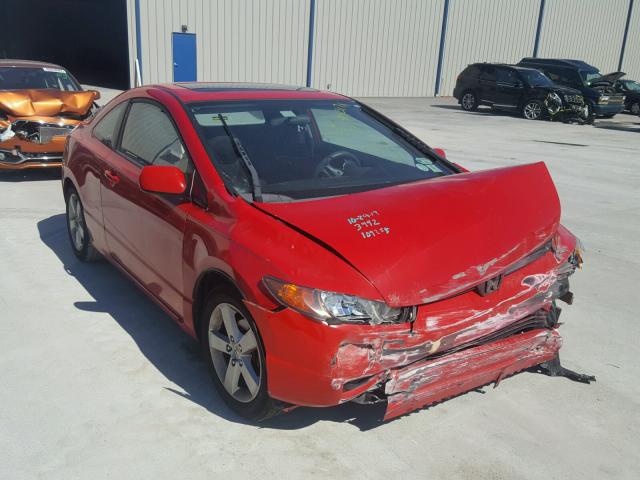 2HGFG12818H526161 - 2008 HONDA CIVIC EX RED photo 1