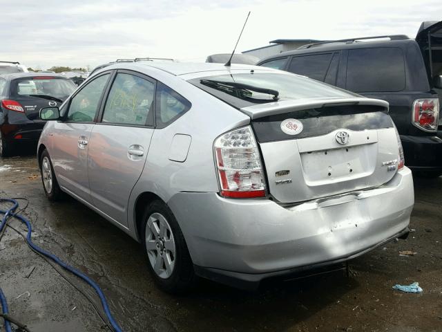 JTDKB20U283378946 - 2008 TOYOTA PRIUS SILVER photo 3