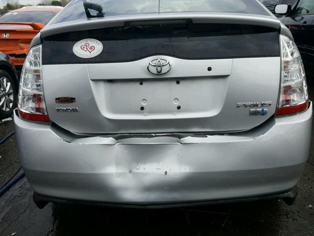 JTDKB20U283378946 - 2008 TOYOTA PRIUS SILVER photo 9