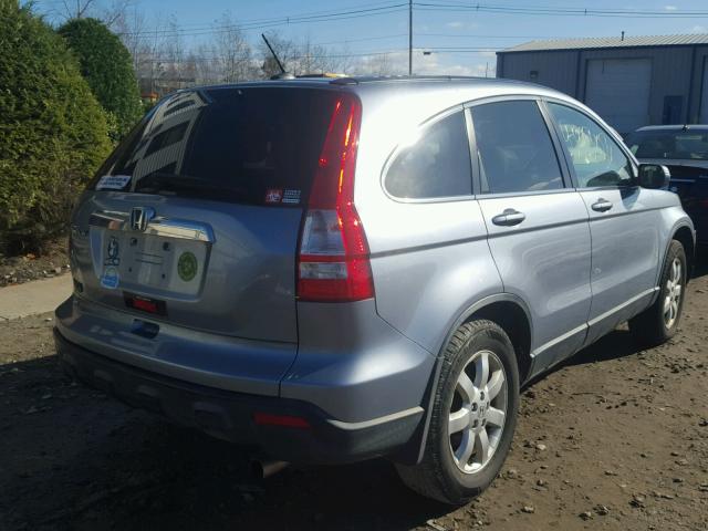 JHLRE487X8C030699 - 2008 HONDA CR-V EXL BLUE photo 4