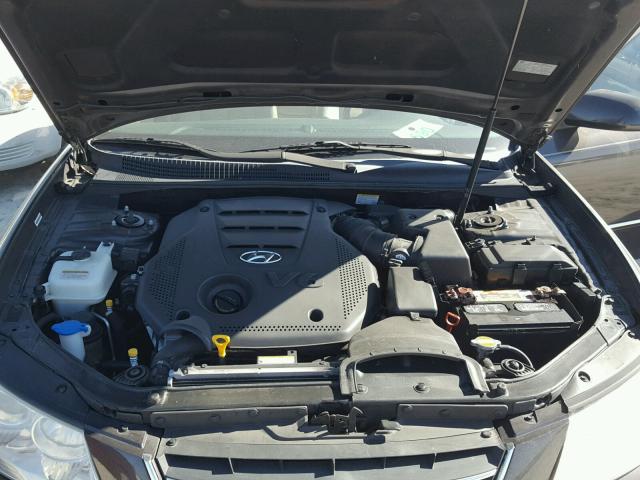 5NPEU4AF4AH581057 - 2010 HYUNDAI SONATA GRAY photo 7