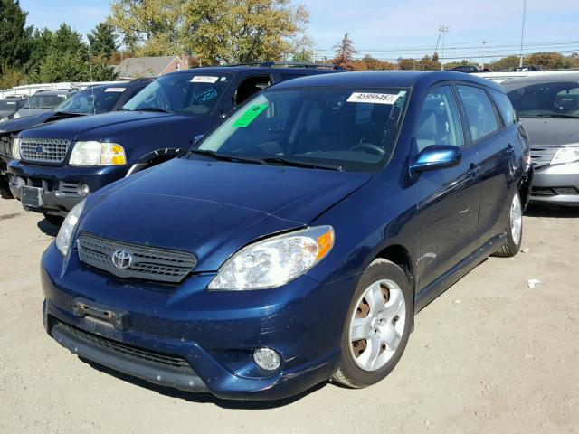 2T1KR32E47C641290 - 2007 TOYOTA COROLLA MA BLUE photo 2