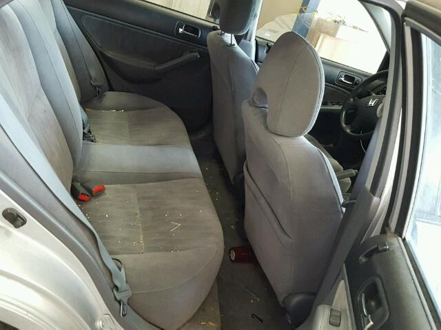 2HGES16555H608884 - 2005 HONDA CIVIC LX SILVER photo 6