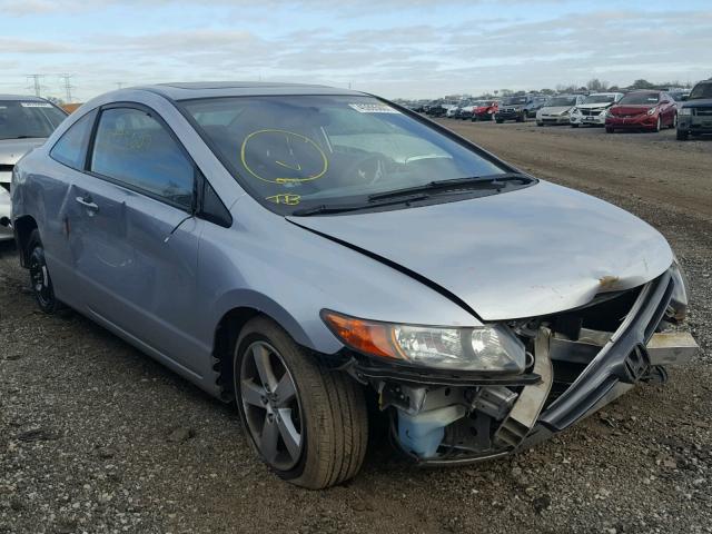 2HGFG12847H530803 - 2007 HONDA CIVIC EX SILVER photo 1