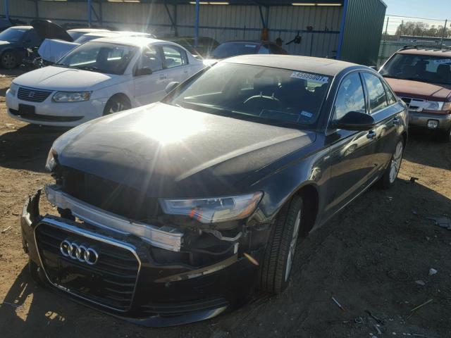 WAUGGAFC3DN031380 - 2013 AUDI A6 PREMIUM BLACK photo 2