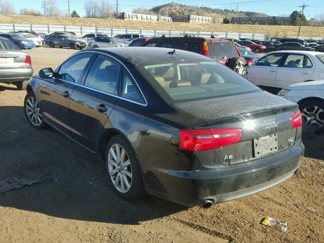 WAUGGAFC3DN031380 - 2013 AUDI A6 PREMIUM BLACK photo 3