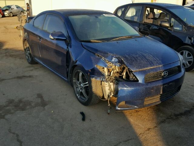 JTKDE167080270301 - 2008 TOYOTA SCION TC BLUE photo 1