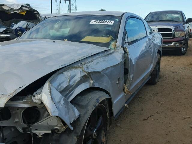 1ZVFT80N165169447 - 2006 FORD MUSTANG SILVER photo 9