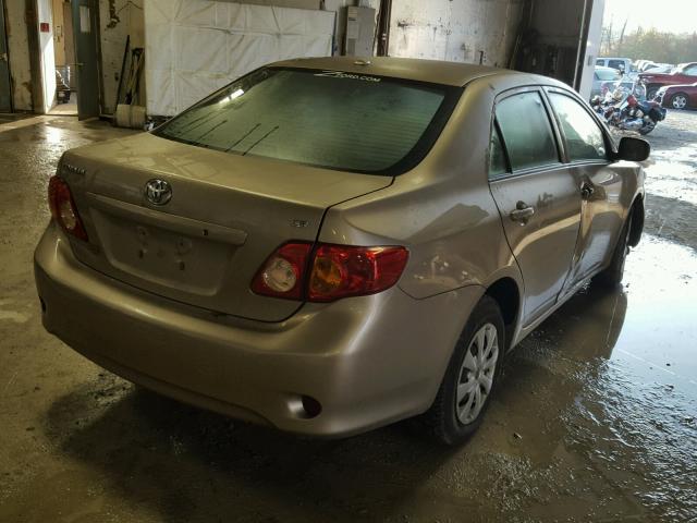 1NXBU40E09Z001358 - 2009 TOYOTA COROLLA BA GOLD photo 4