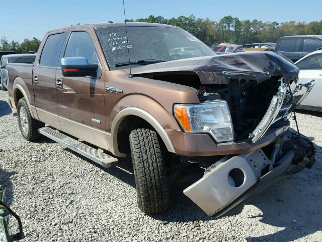 1FTFW1CT2CKD04086 - 2012 FORD F150 SUPER BROWN photo 1