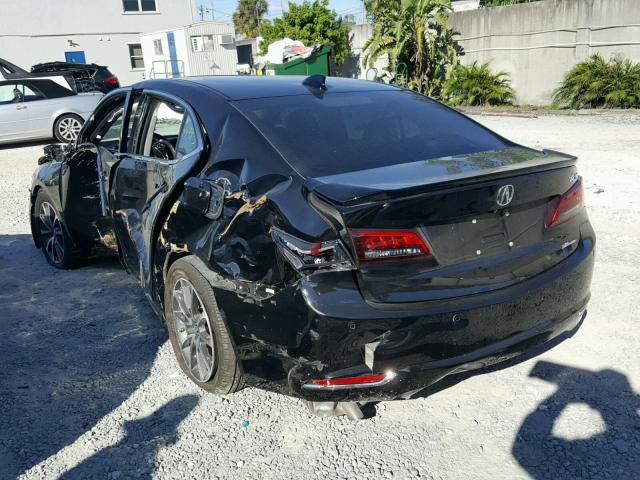 19UUB3F71FA009196 - 2015 ACURA TLX ADVANC BLACK photo 3