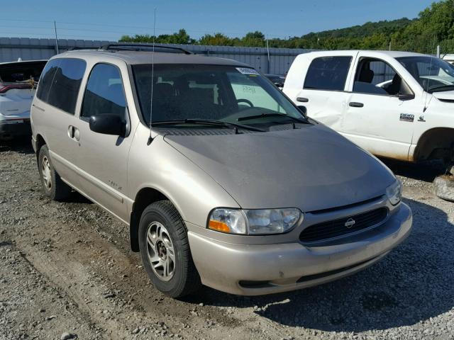 4N2XN11T7YD817014 - 2000 NISSAN QUEST SE BEIGE photo 1