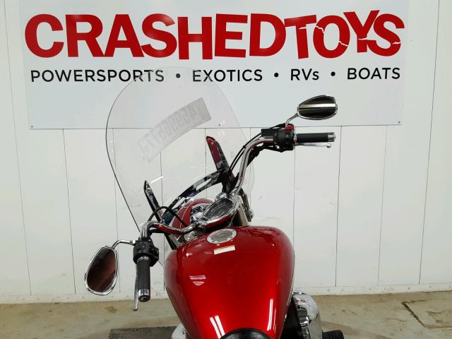 JYAVP24E77A004775 - 2007 YAMAHA XVS1300 A RED photo 8