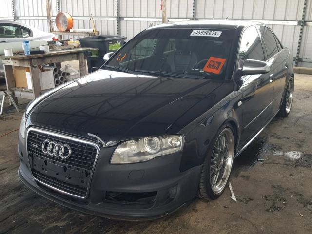 WAUGL78E77A000545 - 2007 AUDI NEW S4 QUA BLACK photo 2