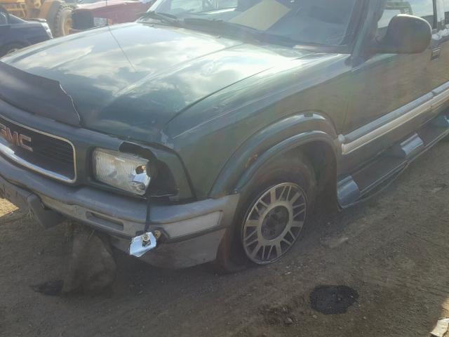 1GKDT13W1V2536678 - 1997 GMC JIMMY GREEN photo 9