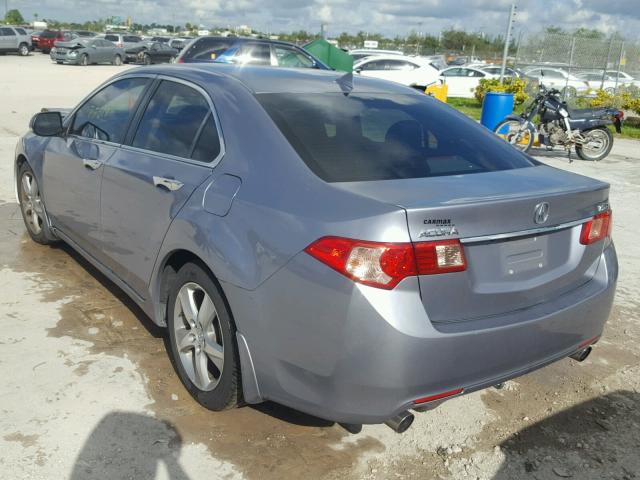 JH4CU2F62CC015321 - 2012 ACURA TSX TECH SILVER photo 3