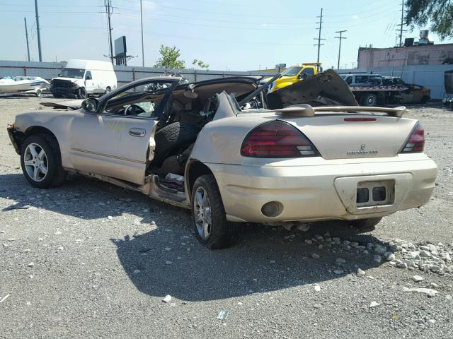 1G2NE52E25M158065 - 2005 PONTIAC GRAND AM S 金色 照片 3