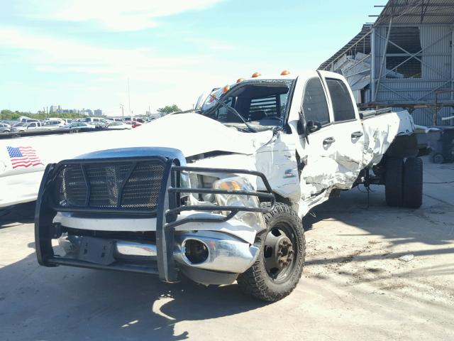 3D7MX48A98G134066 - 2008 DODGE RAM 3500 S WHITE photo 2