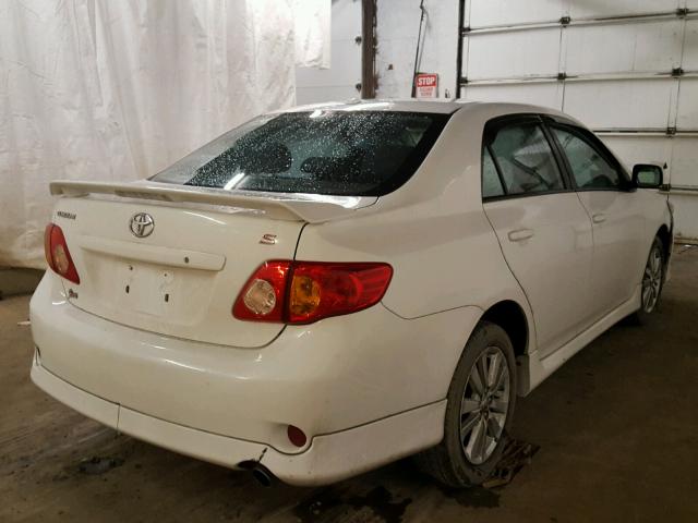 2T1BU4EE5AC462974 - 2010 TOYOTA COROLLA BA WHITE photo 4