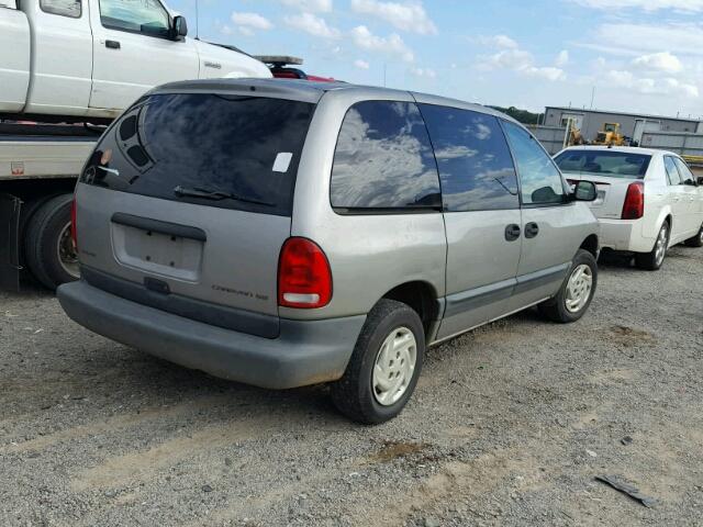 2B4GP4536VR307400 - 1997 DODGE CARAVAN SE SILVER photo 4