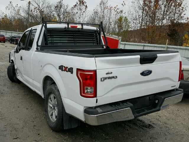 1FTFX1EF2GKF10115 - 2016 FORD F150 SUPER WHITE photo 3