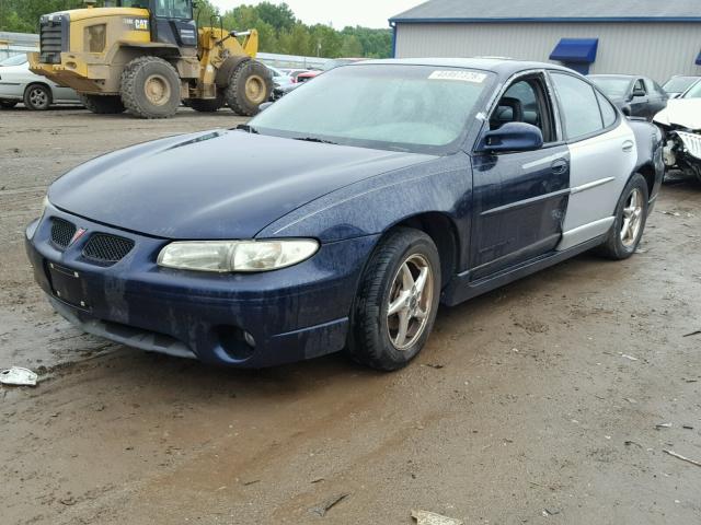 1G2WP52K23F129266 - 2003 PONTIAC GRAND PRIX BLUE photo 2