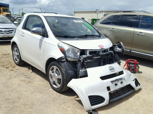 JTNJJXB03EJ028394 - 2014 TOYOTA SCION IQ WHITE photo 1