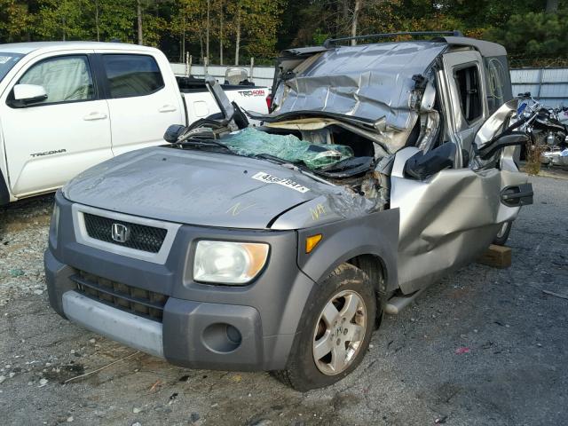 5J6YH28583L017553 - 2003 HONDA ELEMENT EX GRAY photo 2