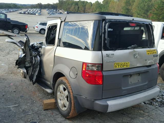 5J6YH28583L017553 - 2003 HONDA ELEMENT EX GRAY photo 3