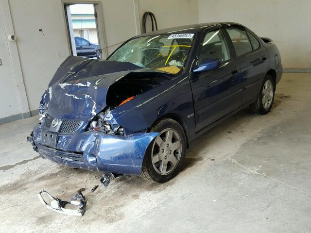 3N1CB51D16L613104 - 2006 NISSAN SENTRA 1.8 BLUE photo 2