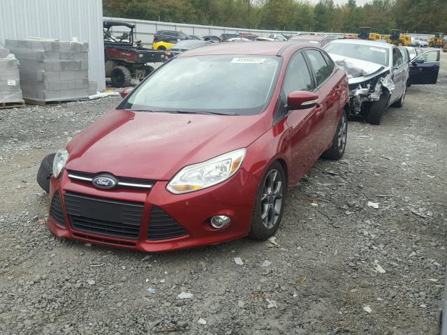 1FADP3F26EL151265 - 2014 FORD FOCUS SE RED photo 2