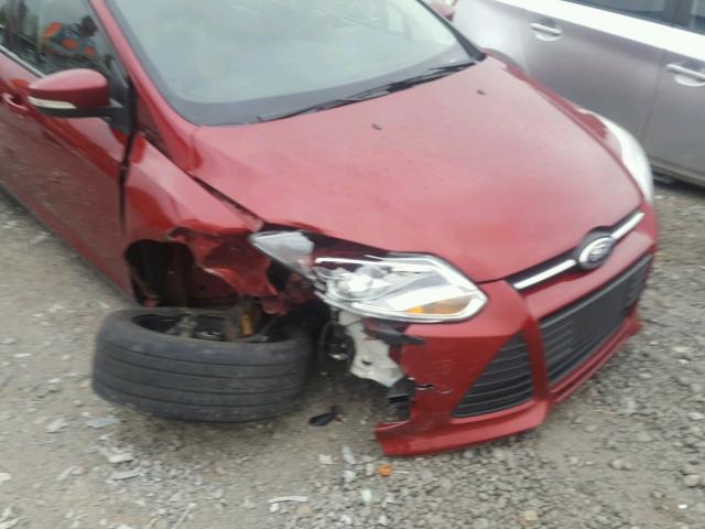 1FADP3F26EL151265 - 2014 FORD FOCUS SE RED photo 9