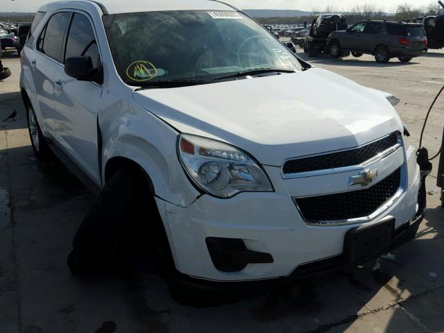 1GNALBEK5DZ110455 - 2013 CHEVROLET EQUINOX LS WHITE photo 1