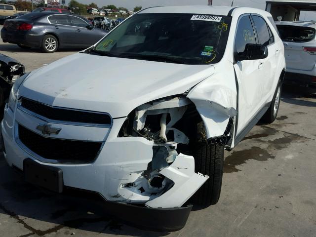 1GNALBEK5DZ110455 - 2013 CHEVROLET EQUINOX LS WHITE photo 2