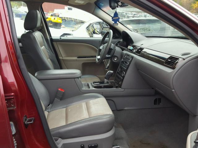 1MEHM42W08G601202 - 2008 MERCURY SABLE PREM RED photo 5