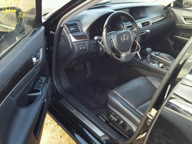 JTHBE1BL9D5013649 - 2013 LEXUS GS 350 BLACK photo 9