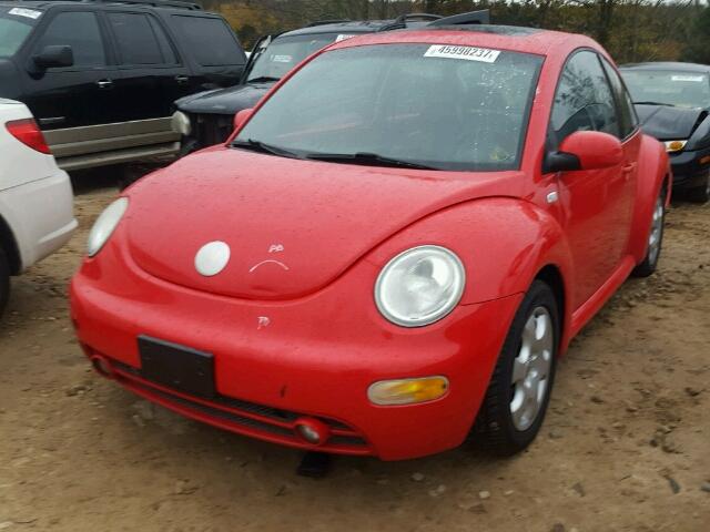 3VWCK21C23M430042 - 2003 VOLKSWAGEN NEW BEETLE RED photo 2