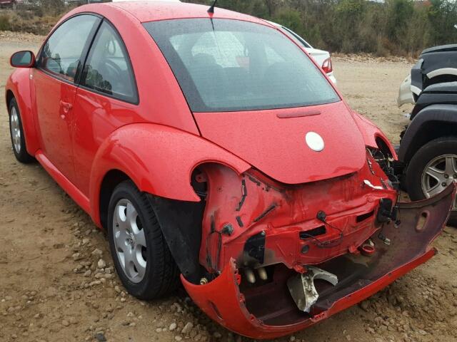 3VWCK21C23M430042 - 2003 VOLKSWAGEN NEW BEETLE 红色 照片 3