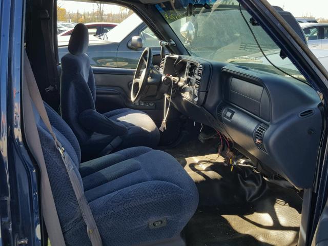 1GNEC13R5XR115526 - 1999 CHEVROLET TAHOE BLUE photo 1