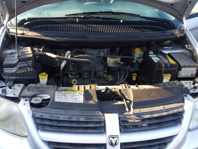 1D4GP21R15B256228 - 2005 DODGE CARAVAN C/ SILVER photo 7