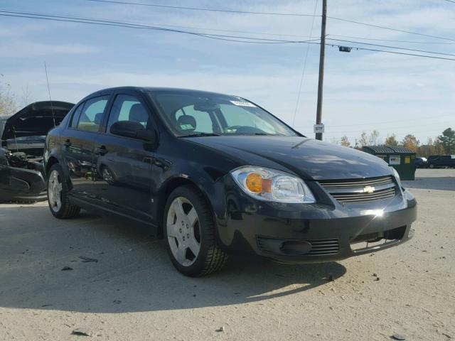 1G1AT58H597139699 - 2009 CHEVROLET COBALT BLACK photo 1