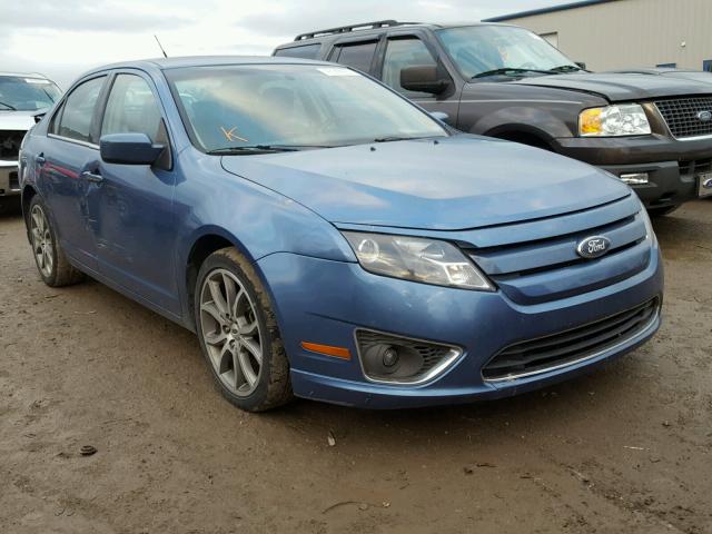 3FAHP0HA8AR281998 - 2010 FORD FUSION SE BLUE photo 1