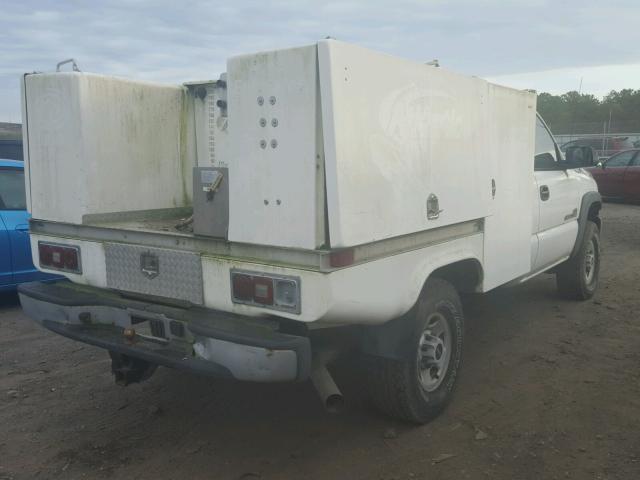 1GTHC24226E131640 - 2006 GMC SIERRA C25 WHITE photo 4