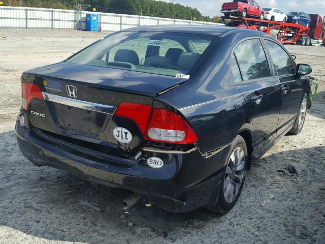 19XFA1F87BE022839 - 2011 HONDA CIVIC EX BLACK photo 4