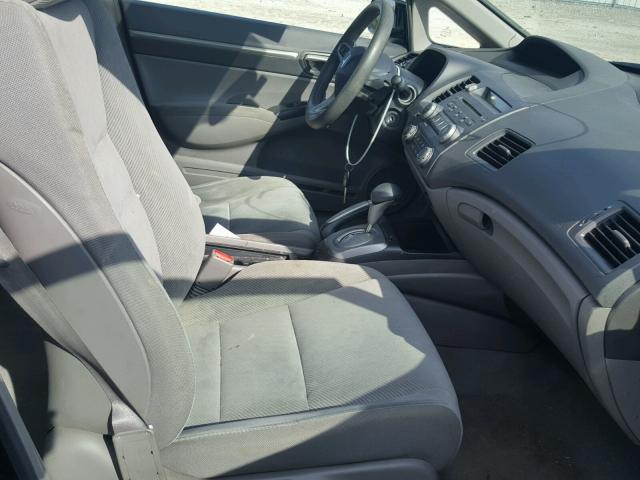 19XFA1F87BE022839 - 2011 HONDA CIVIC EX BLACK photo 5