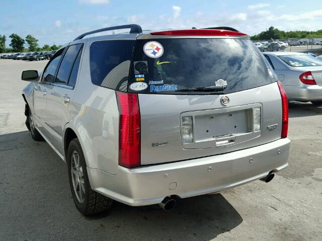 1GYDE63A340137024 - 2004 CADILLAC SRX SILVER photo 3