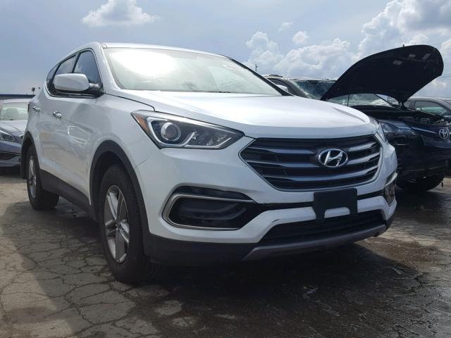 5XYZT3LB6HG435687 - 2017 HYUNDAI SANTA FE S WHITE photo 1