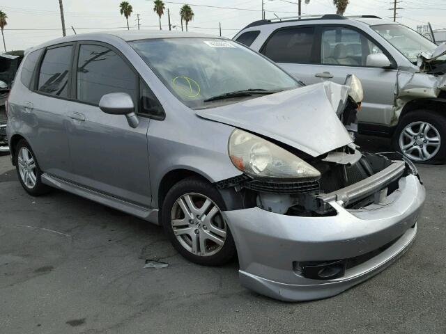 JHMGD38638S021422 - 2008 HONDA FIT SPORT SILVER photo 1