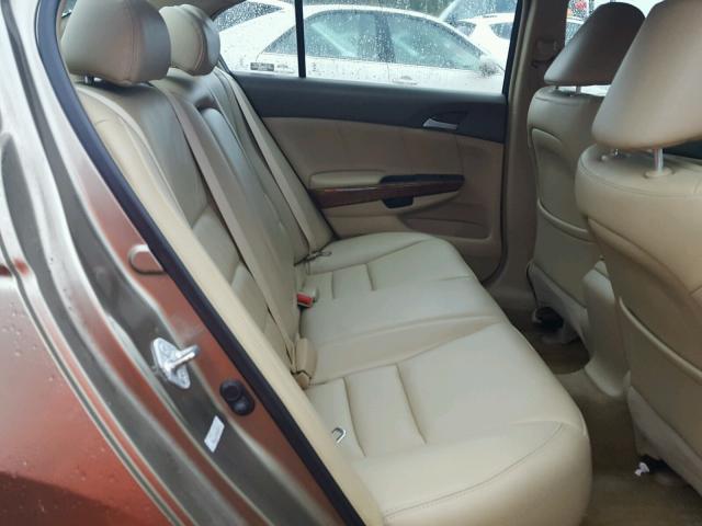 1HGCP36868A004813 - 2008 HONDA ACCORD EXL GOLD photo 6